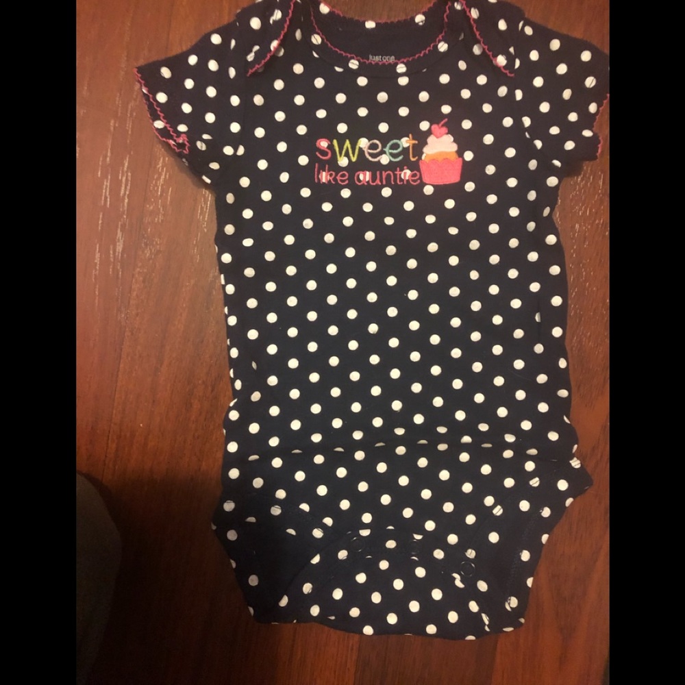Sweet like auntie 6 months outfit